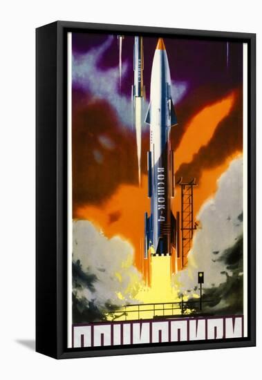 Socialism Is Our Launching Pad-null-Framed Stretched Canvas