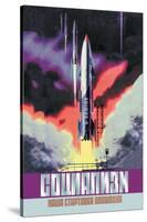 Socialism, The Vostok Rocket-null-Stretched Canvas