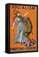 Socialism, Throttling the Country, C.1930-null-Framed Stretched Canvas