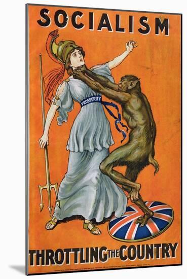 Socialism, Throttling the Country, C.1930-null-Mounted Giclee Print