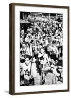 Socialist Children in Madrid; Spanish Civil War, 1936-null-Framed Art Print