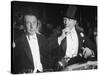 Socialite Lucius Beebe Drinking Champagne in Opera Club on Opening Night of Metropolitan Opera-Alfred Eisenstaedt-Stretched Canvas