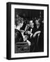 Socialite Lytle Hull with Composer Cole Porter as Host Elsa Maxwell Leans over His Shoulder-Alfred Eisenstaedt-Framed Premium Photographic Print