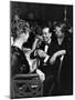 Socialite Lytle Hull with Composer Cole Porter as Host Elsa Maxwell Leans over His Shoulder-Alfred Eisenstaedt-Mounted Premium Photographic Print