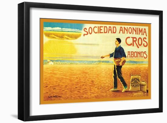 Sociedad Anonima Cros Abonos-C. Oliver-Framed Art Print