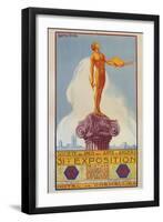 Societe Des Amis Des Arts D'Angers Exposition Poster-E. Henry Karcher-Framed Giclee Print