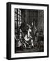 Society, 18th Century, Musician, Harpist,-null-Framed Giclee Print