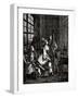 Society, 18th Century, Musician, Harpist,-null-Framed Giclee Print