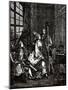 Society, 18th Century, Musician, Harpist,-null-Mounted Giclee Print