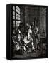 Society, 18th Century, Musician, Harpist,-null-Framed Stretched Canvas