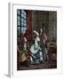 Society, 18th Century, Musician, Harpist-null-Framed Giclee Print