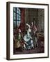 Society, 18th Century, Musician, Harpist-null-Framed Giclee Print