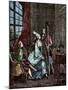 Society, 18th Century, Musician, Harpist-null-Mounted Giclee Print