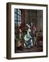 Society, 18th Century, Musician, Harpist-null-Framed Giclee Print