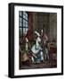 Society, 18th Century, Musician, Harpist-null-Framed Giclee Print