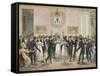 Society Ball by Hippolyte Lecomte, 1819-null-Framed Stretched Canvas