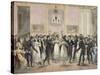 Society Ball by Hippolyte Lecomte, 1819-null-Stretched Canvas