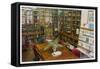 Society for Physical Research Office -Library-null-Framed Stretched Canvas