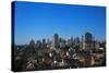 Society Hill and Philadelphia Skyline-null-Stretched Canvas