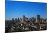 Society Hill and Philadelphia Skyline-null-Mounted Photographic Print