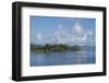 Society Islands, French Polynesia. Palm Tree Lined Waterfront View-Cindy Miller Hopkins-Framed Photographic Print