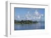 Society Islands, French Polynesia. Palm Tree Lined Waterfront View-Cindy Miller Hopkins-Framed Photographic Print