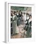 Society Ladies Cycling in Hyde Park, London, 1896-null-Framed Giclee Print