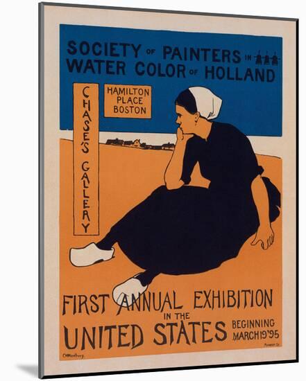 Society of painters-Charles Woodbury-Mounted Art Print