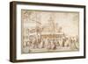 Society Scene-Joerg The Elder Breu-Framed Premium Giclee Print