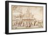 Society Scene-Joerg The Elder Breu-Framed Premium Giclee Print