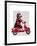 Sock Monkey on Moped-Fab Funky-Framed Art Print