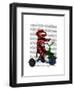 Sock Monkey on Tricycle-Fab Funky-Framed Art Print