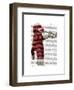 Sock Monkey Playing Trumpet-Fab Funky-Framed Art Print