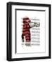 Sock Monkey Playing Trumpet-Fab Funky-Framed Art Print