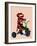 Sock Monkey Tricycle-Fab Funky-Framed Art Print