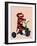 Sock Monkey Tricycle-Fab Funky-Framed Art Print