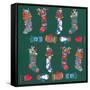 Socks n Mitts-Wendy Edelson-Framed Stretched Canvas