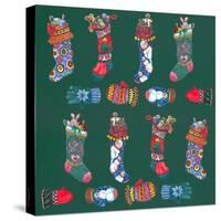 Socks n Mitts-Wendy Edelson-Stretched Canvas