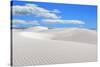 Socotra, Yemen, White Sand Dunes in Stero. Indian Ocean on Background-Oleg Znamenskiy-Stretched Canvas