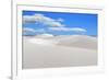 Socotra, Yemen, White Sand Dunes in Stero. Indian Ocean on Background-Oleg Znamenskiy-Framed Photographic Print