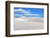 Socotra, Yemen, White Sand Dunes in Stero. Indian Ocean on Background-Oleg Znamenskiy-Framed Photographic Print