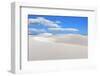 Socotra, Yemen, White Sand Dunes in Stero. Indian Ocean on Background-Oleg Znamenskiy-Framed Photographic Print