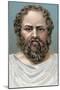 Socrates, Ancient Greek Philosopher, Early 20th Century-null-Mounted Giclee Print