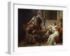 Socrates and Alcibiades at Aspasia, 1801-Nicolas Andre Monsiau-Framed Giclee Print