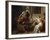 Socrates and Alcibiades at Aspasia, 1801-Nicolas Andre Monsiau-Framed Giclee Print