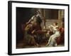 Socrates and Alcibiades at Aspasia, 1801-Nicolas Andre Monsiau-Framed Giclee Print