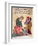 Socrates and Students, from "The Better Sentences and Most Precious Dictations" by Al-Moubacchir-null-Framed Giclee Print