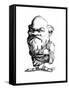 Socrates, Caricature-Gary Gastrolab-Framed Stretched Canvas