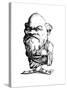 Socrates, Caricature-Gary Gastrolab-Stretched Canvas