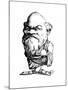 Socrates, Caricature-Gary Gastrolab-Mounted Giclee Print